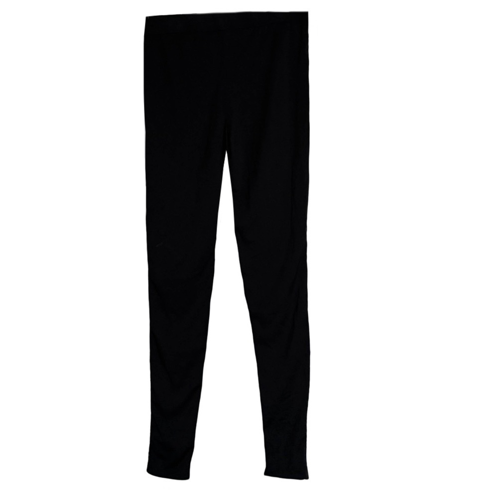 BYCHANCE • Black Arnie Sequin Leggings Zipper Ankle Pants